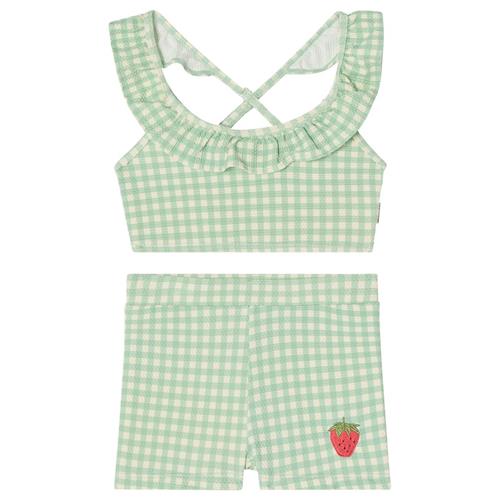 Kuling Samoa UV-bikini Mint Check 122/128 cm  Grøn  122/128 cm  kvinde
