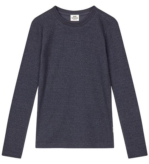 Mads Nørgaard Bluse - Rib - Talino - Parisian Night m. Glimmer