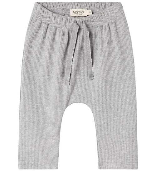 MarMar Bukser - Rib/Modal - Pico - Light Grey Melange