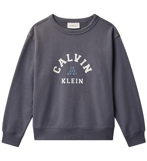 Calvin Klein Sweatshirt - Varsity - Coal Grey