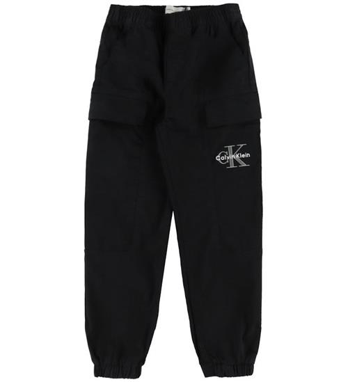 Calvin Klein Bukser - Essential Woven Cargo - Ck Black
