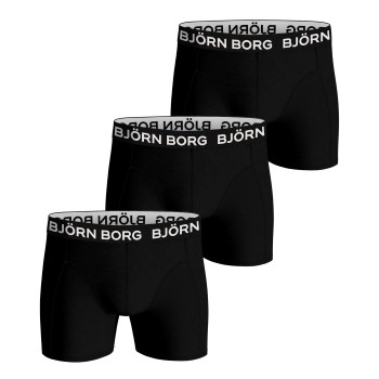 Björn Borg 3P Bamboo Cotton Blend Boxers Sort Medium Herre