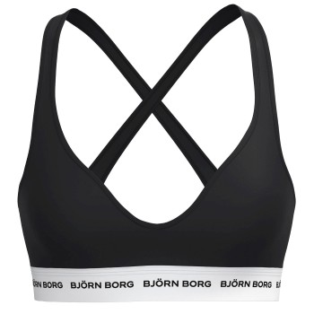 Björn Borg BH Logo Bralette Sort bomuld X-Small Dame