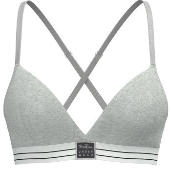 Björn Borg Bh Original Triangle Bra Grå bomuld X-Small Dame
