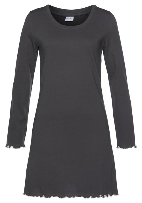 LASCANA Natskjorte  lysegrå / mørkegrå