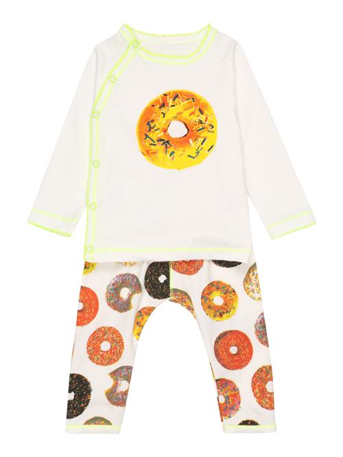 Claesen's Nattøj  gul / neongrøn / rød / sort / hvid