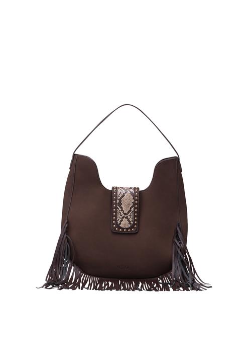 IZIA Skuldertaske  chamois / mørkebrun / sort