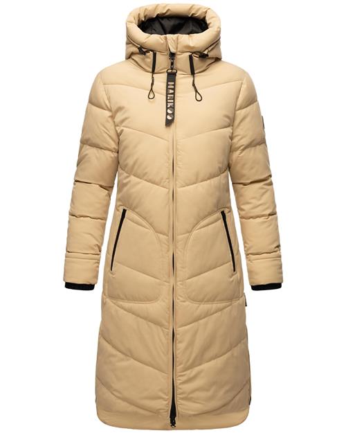 MARIKOO Vinterfrakke 'Benikoo'  beige / sort