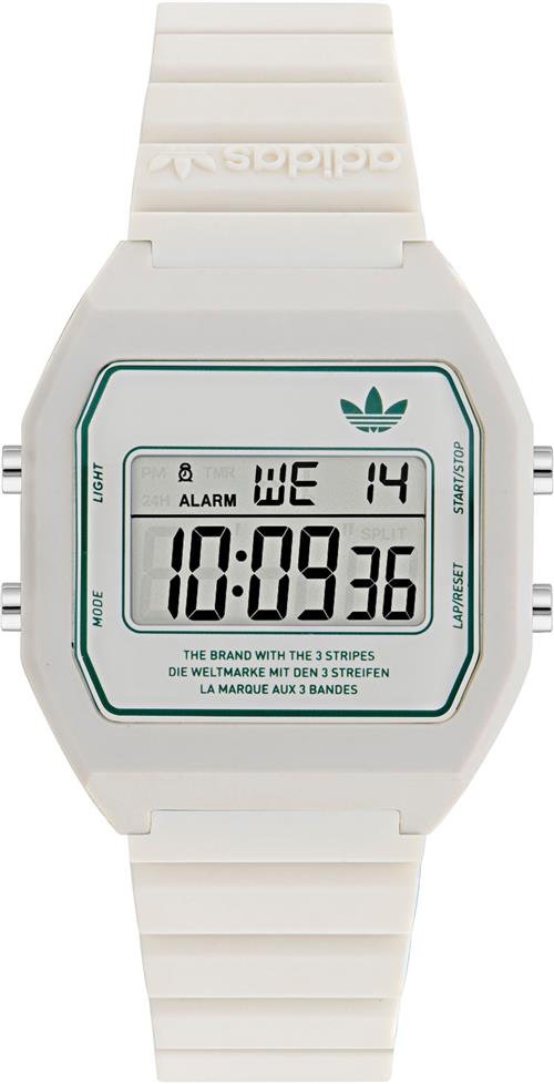 ADIDAS ORIGINALS Digitalur  grå / hvid