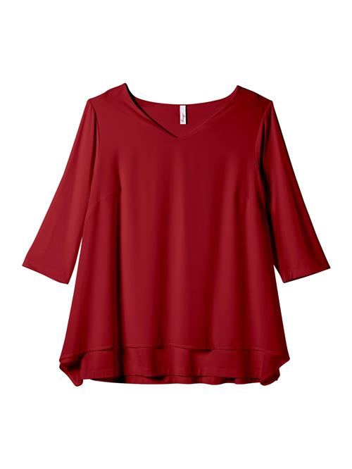 SHEEGO Bluse  rubinrød