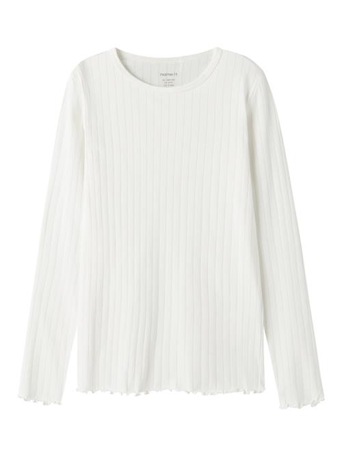 NAME IT Langærmet Bluse Vibse Cloud Dancer