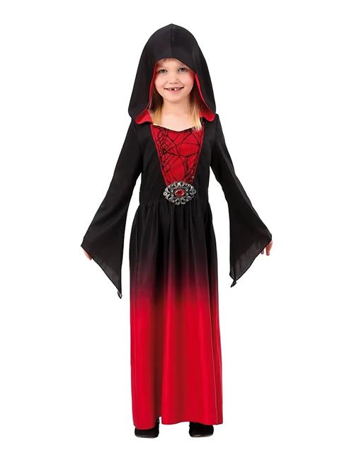 Red Dress With Hood Childrens Costume 134-140 Joker Black
