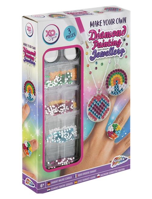 Make Your Own Diamond Painting Jewellery 3 Pcs Sense Patterned