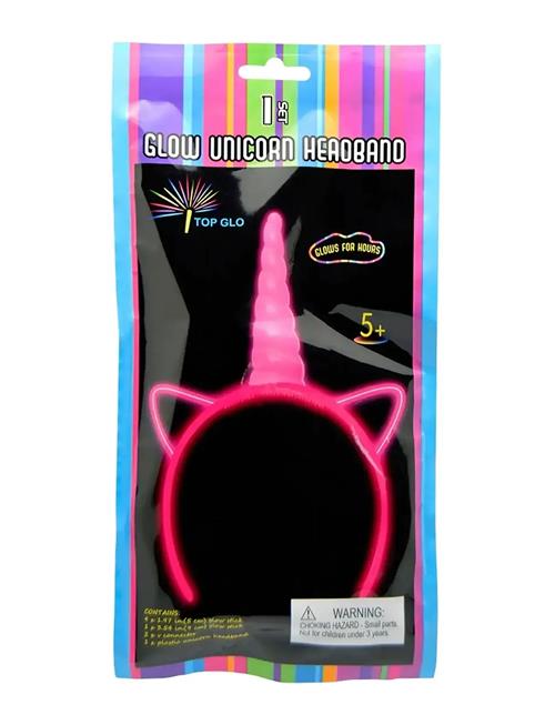 Glow Unicorn Headband Joker Pink