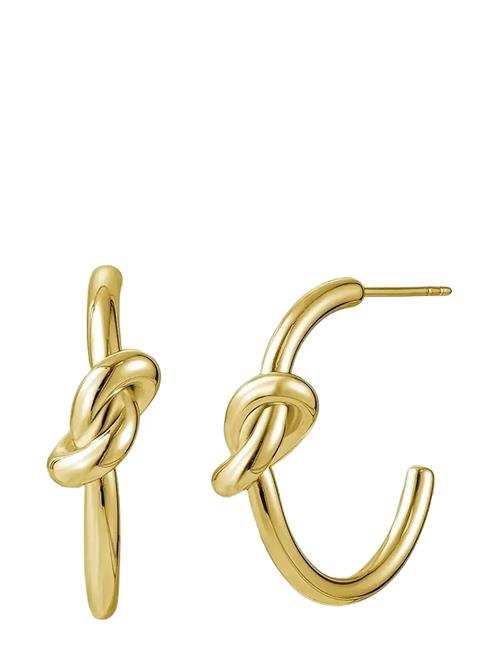 Knot Creole Gold Bud To Rose Gold