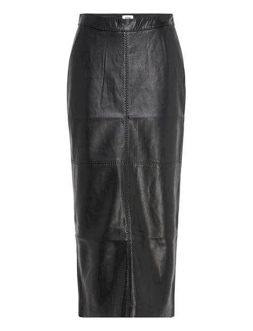 Yara Faux Leather Skirt Twist & Tango Black