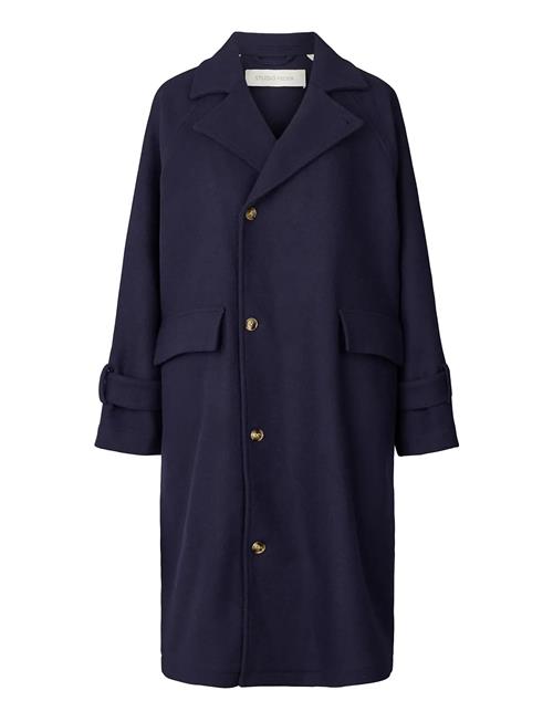 Johanne Coat - Wool STUDIO FEDER Navy