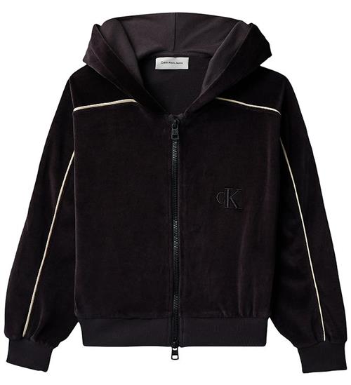 Calvin Klein Cardigan - Velour - Sort