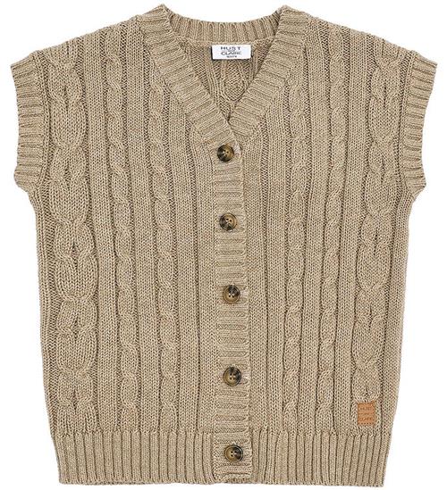 Hust and Claire Vest - HCPrinco - Strik - Biscuit