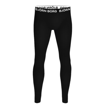 Björn Borg Lange underbukser Cotton Stretch Long Johns Sort bomuld Small Herre