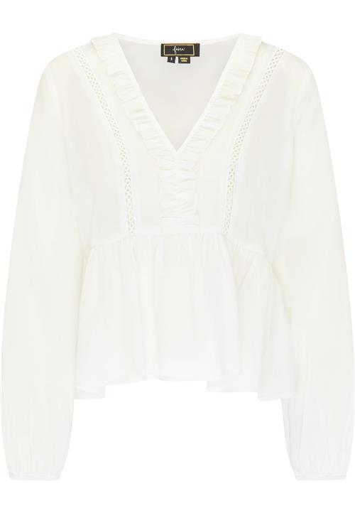 faina Bluse  uldhvid