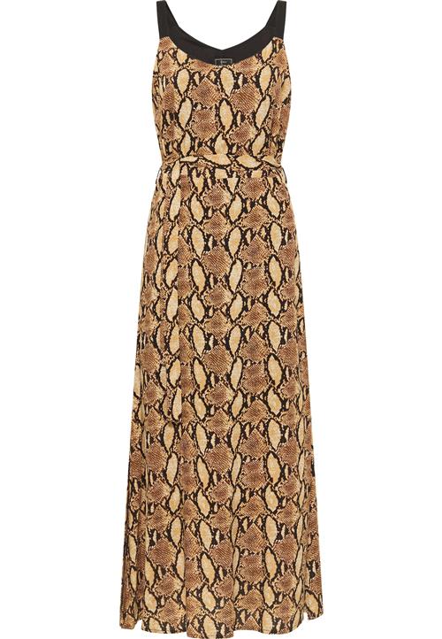 faina Kjole  cappuccino / mørkebrun / sort