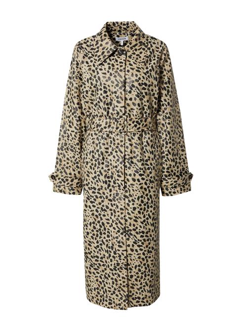 EDITED Overgangsfrakke 'Minna'  lysebrun / sort