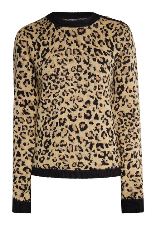 faina Pullover 'Caspio'  cappuccino / lysebrun / sort