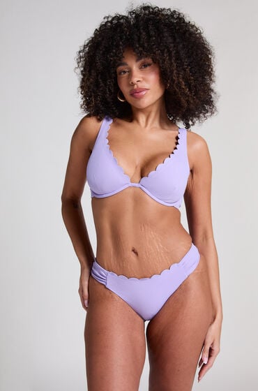 Hunkemöller Rio Bikinitrusse Scallop lilla