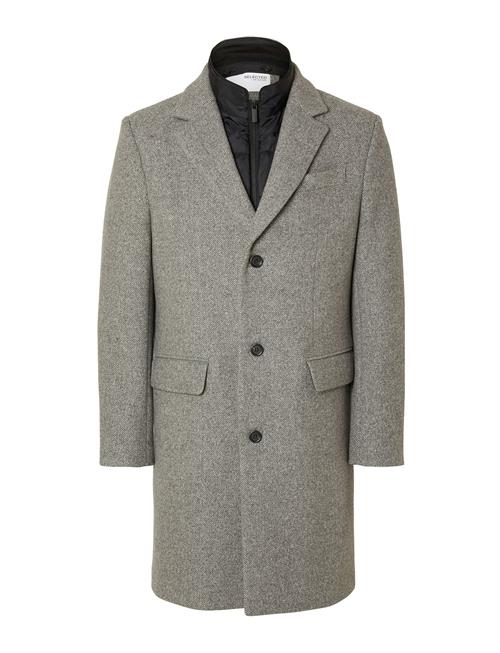 Slhnew Joseph Coat Noos Selected Grey