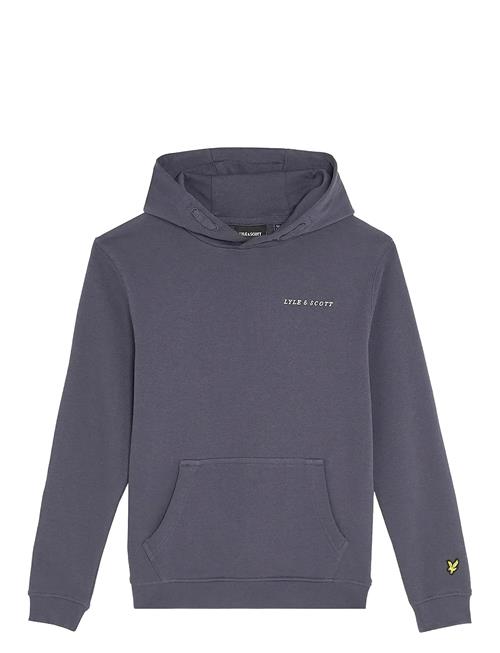 Script Embroidered Hoodie Lyle & Scott Grey