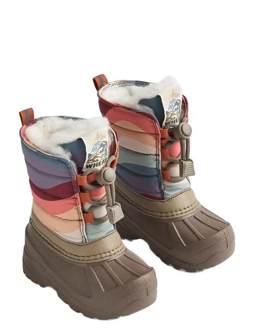 Winterboot Aleex Wheat Patterned