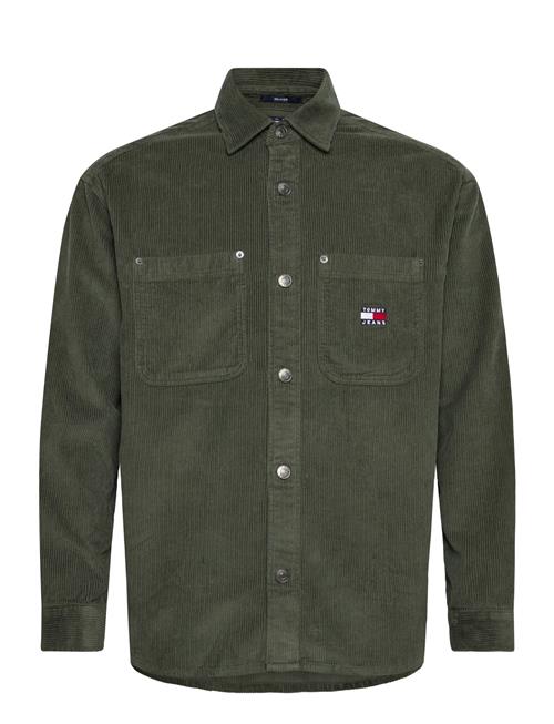 Tjm Rlx Washed Cord Shirt Ext Tommy Jeans Green