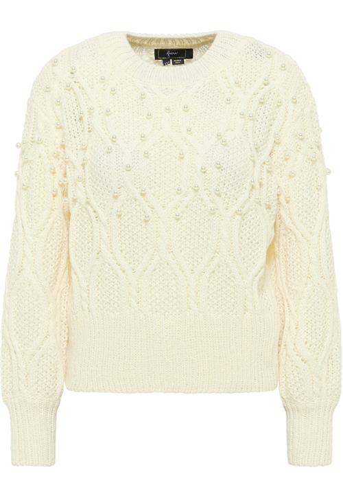 faina Pullover  perlehvid / uldhvid