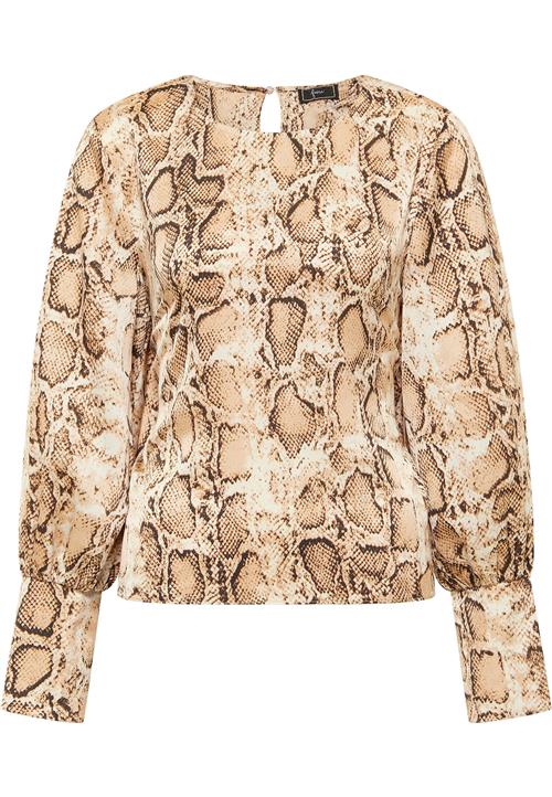 faina Bluse  beige / brun / sort