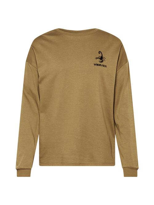 VIERVIER Shirts 'Luca'  brun / sort