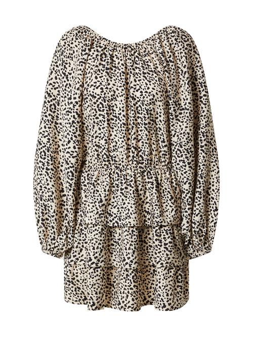 EDITED Kjole 'Polina'  beige / sort