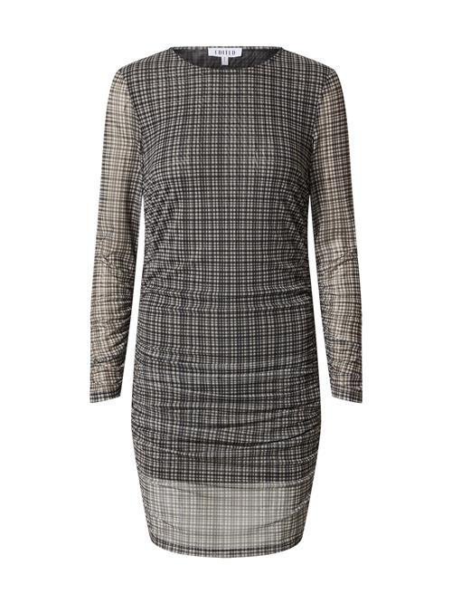 EDITED Kjole 'Frana'  brun / sort