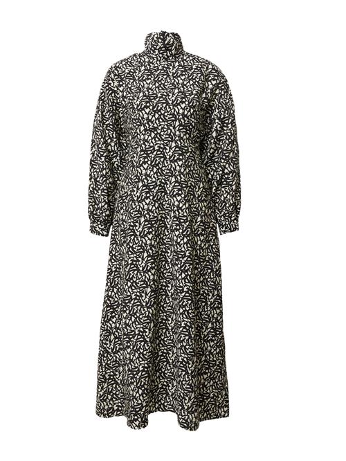 EDITED Kjole 'Inesa'  ecru / sort