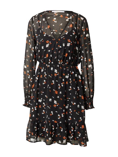 ABOUT YOU Kjole 'Norina'  orange / sort / hvid