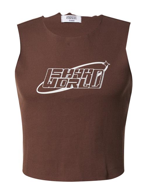 SHYX Bluser & t-shirts 'Angely'  brun / grå / hvid