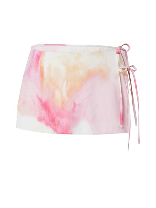 LENI KLUM x ABOUT YOU Nederdel 'Delia'  pastelgul / pink / lyserød