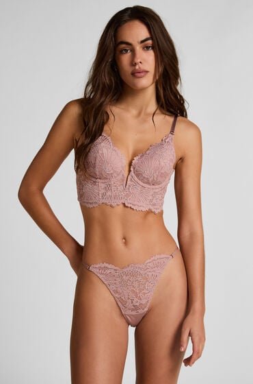 Hunkemöller Essie højtaljet g-streng lilla