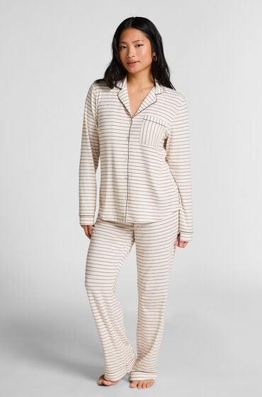 Hunkemöller Jerseybukser Essential Hvid