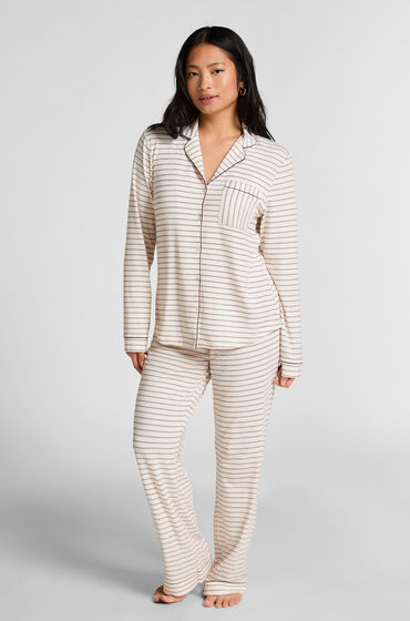 Hunkemöller Jerseybukser Essential Hvid