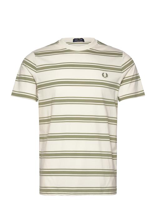 Fine Stripe T-Shirt Fred Perry Green