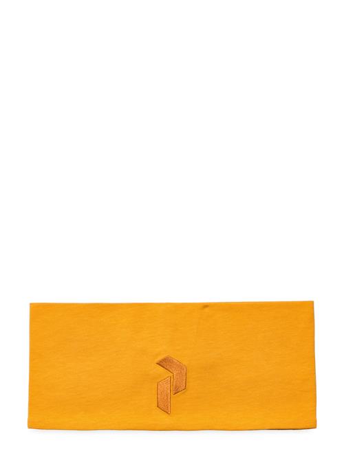 Logo Soft Headband Peak Performance Yellow