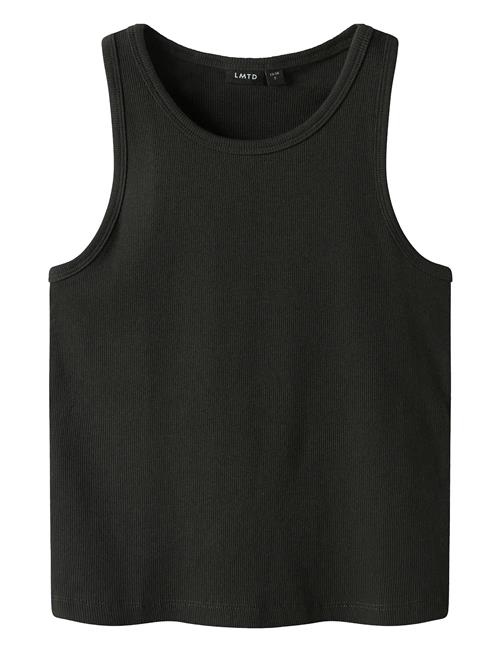 Nlfhinaja Crop Solid Tank Top LMTD Black