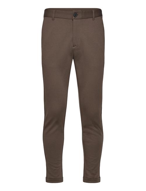 Superflex Knitted Cropped Pant Lindbergh Brown