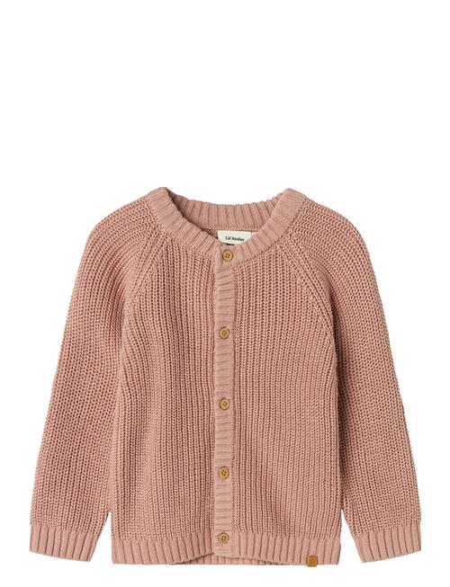 Nmnemlen Lin Ls Knit Card Lil Noos Lil'Atelier Pink